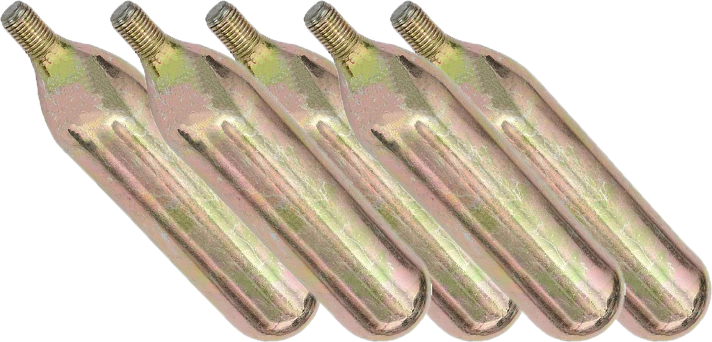 5x 16g Co2 patron m. gevind